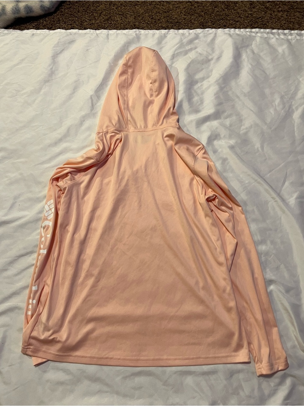 Columbia Peach Hooded Long-Sleeve Pullover - Picture 6 of 7
